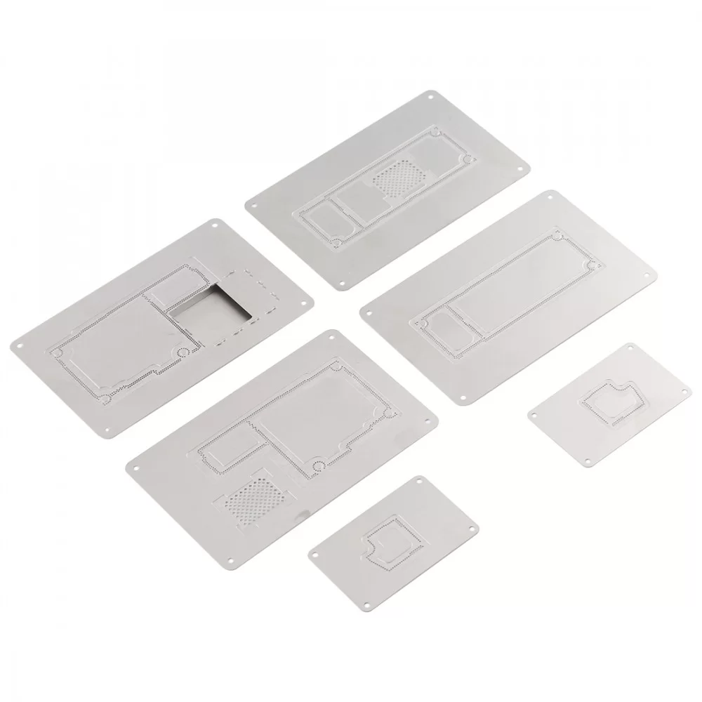 Picture of MECHANIC BGA Reballing Stencil 4D Grooved  Steel Stencil with Leakproof for iPhone 11 Pro / 11 Pro Max / 11